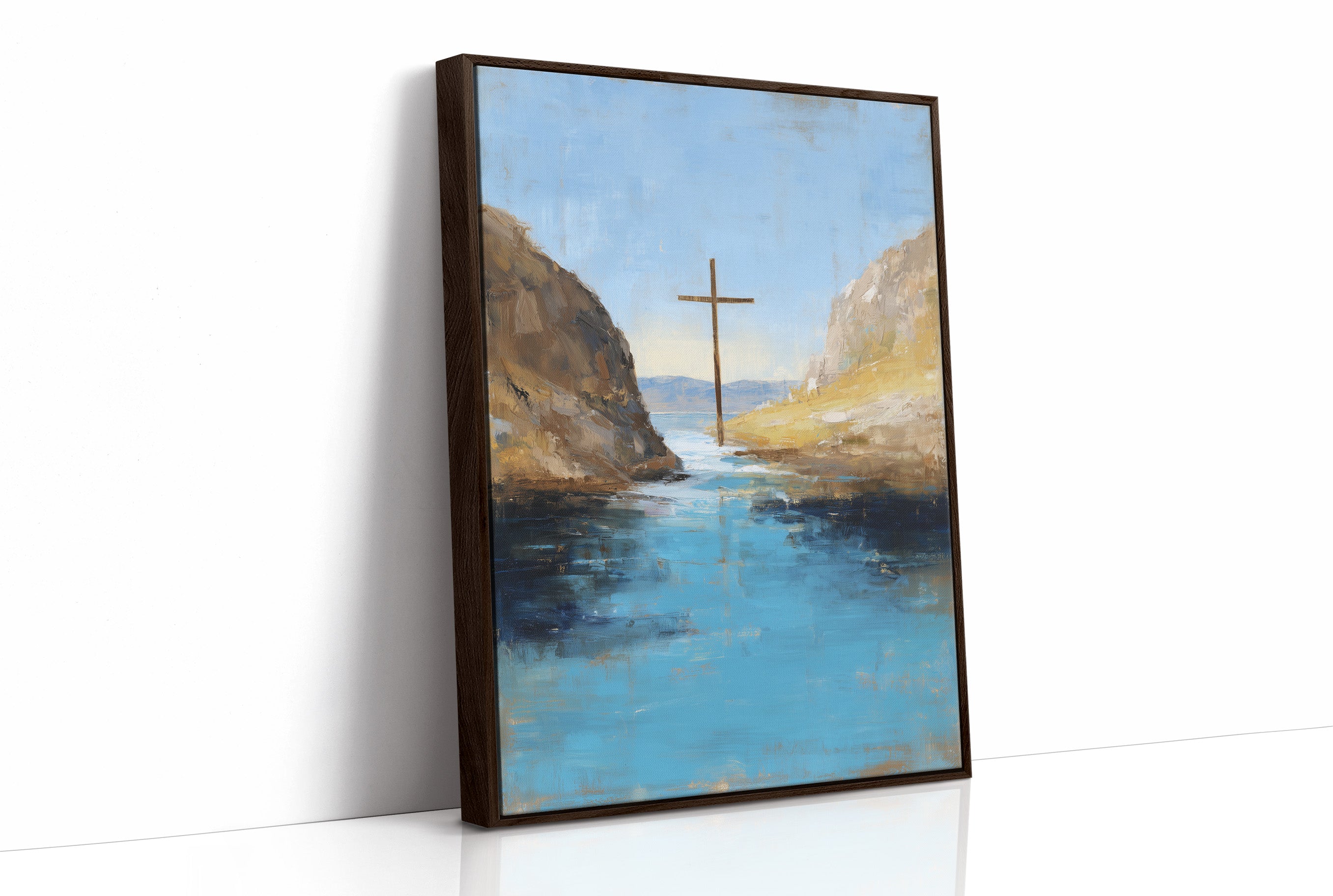 Faith Anchored Between Rocky Shores