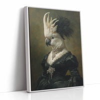 Elegant Feathers Worn Like a Crown