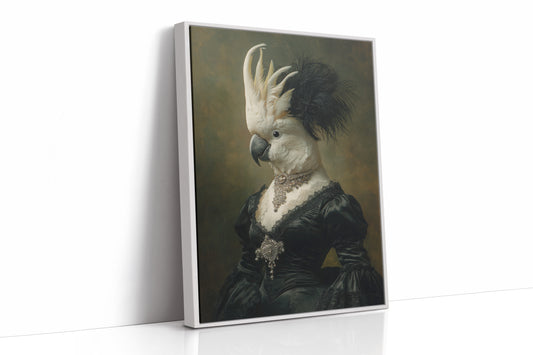 Elegant Feathers Worn Like a Crown