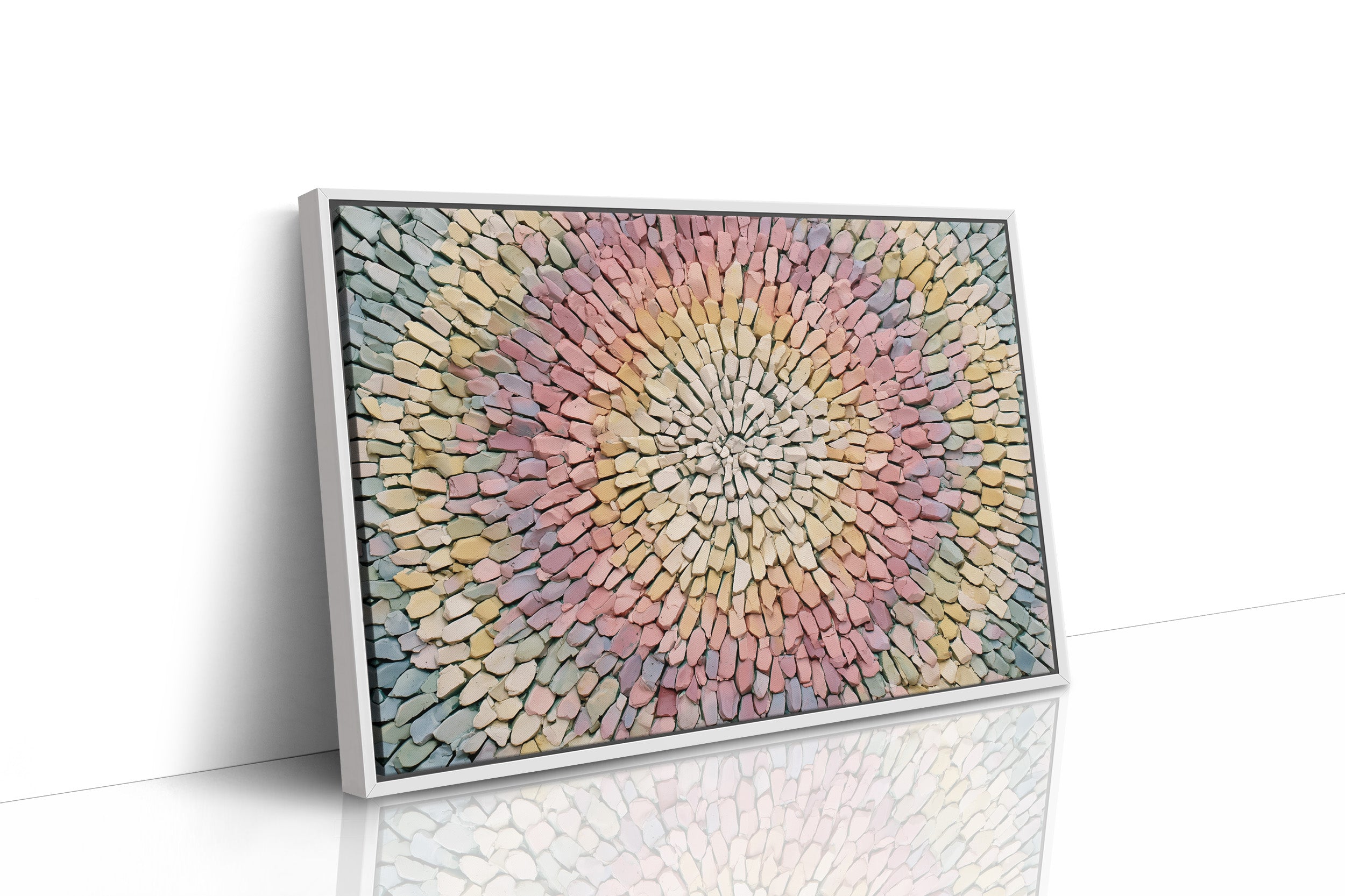 Pastel Bloom in Stone