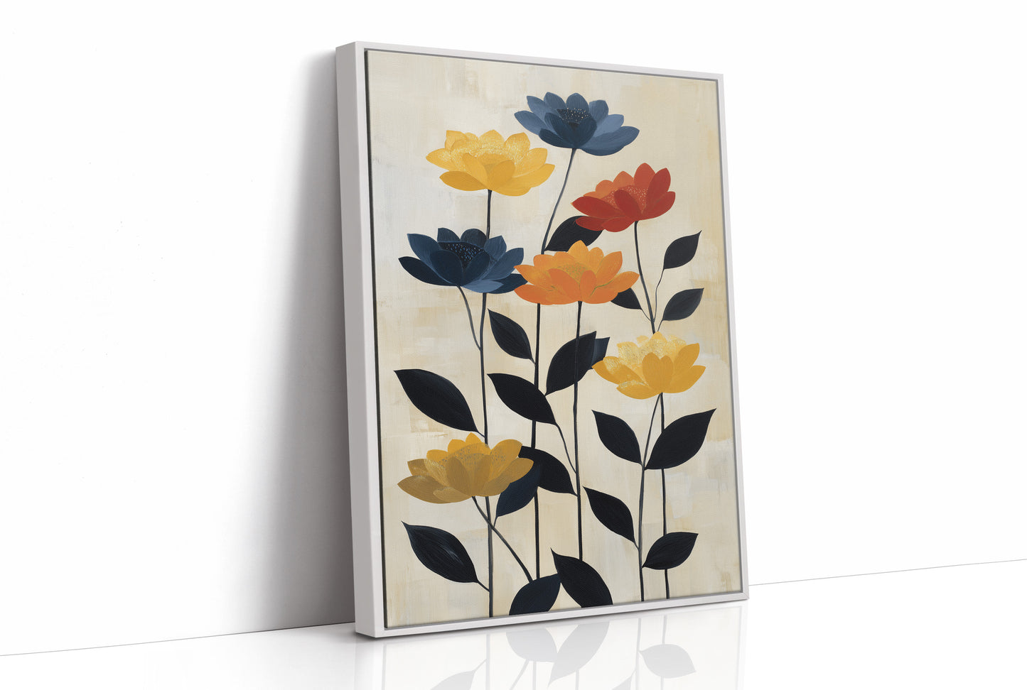 Autumn Petals Dance In Morning Light