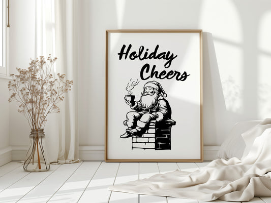 Santa Sips His Midnight Coffee Break