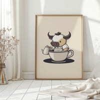 Teacup Barista Makes Morning Magic