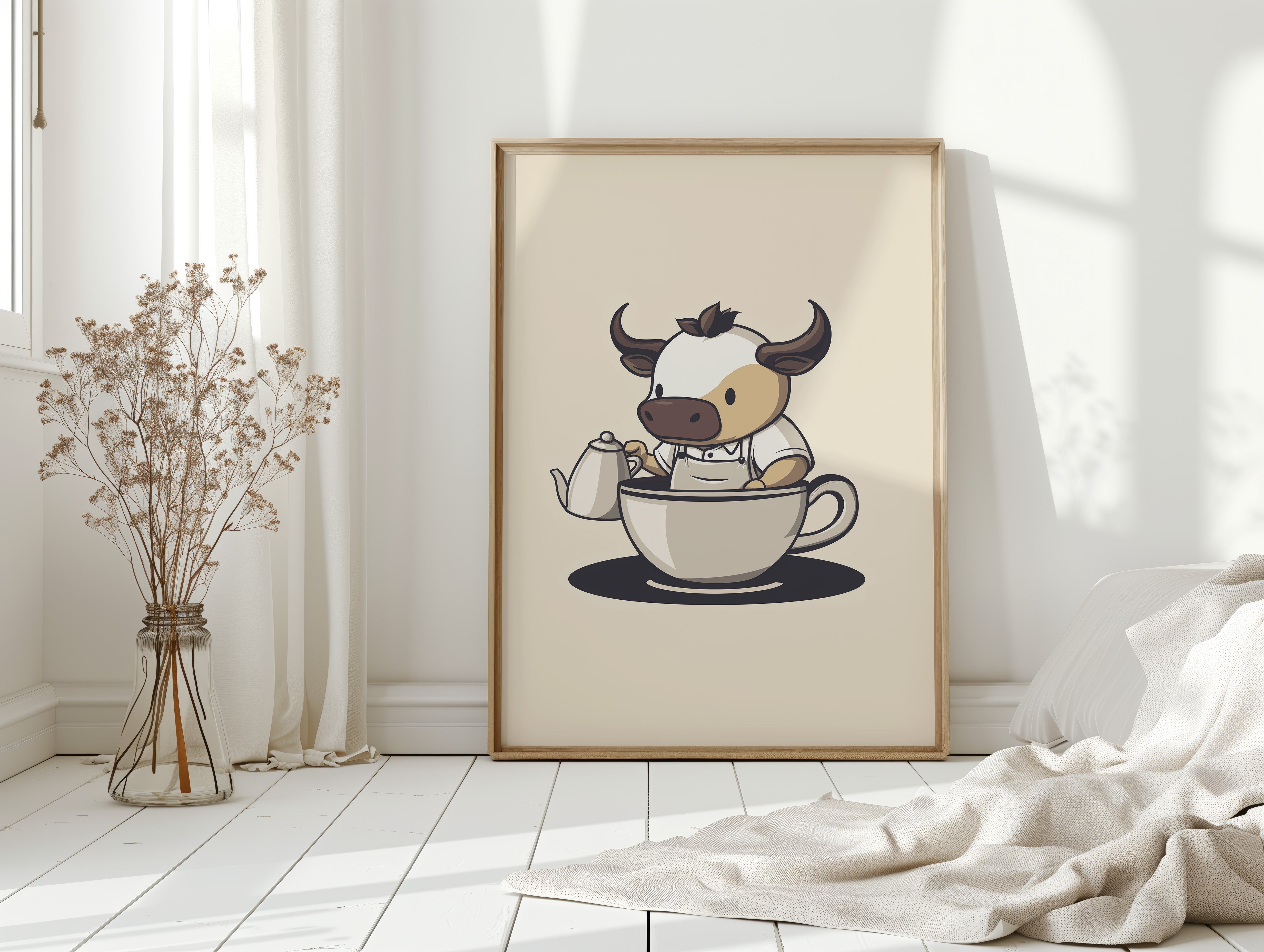 Teacup Barista Makes Morning Magic