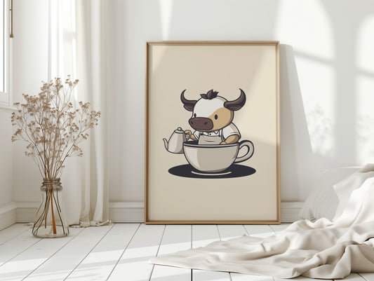 Teacup Barista Makes Morning Magic