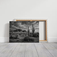 Saguaros Dance Under Storm Clouds