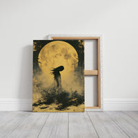 Windswept Under the Golden Moon