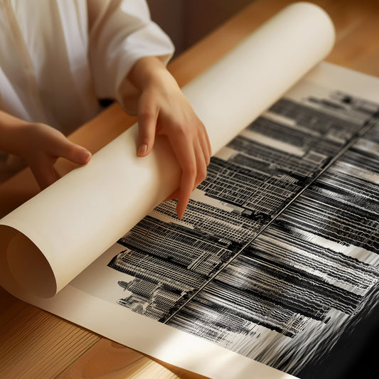Skyline Dissolving Into Ink