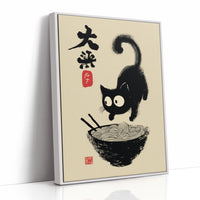 Curious Kitten Discovers Noodle Magic