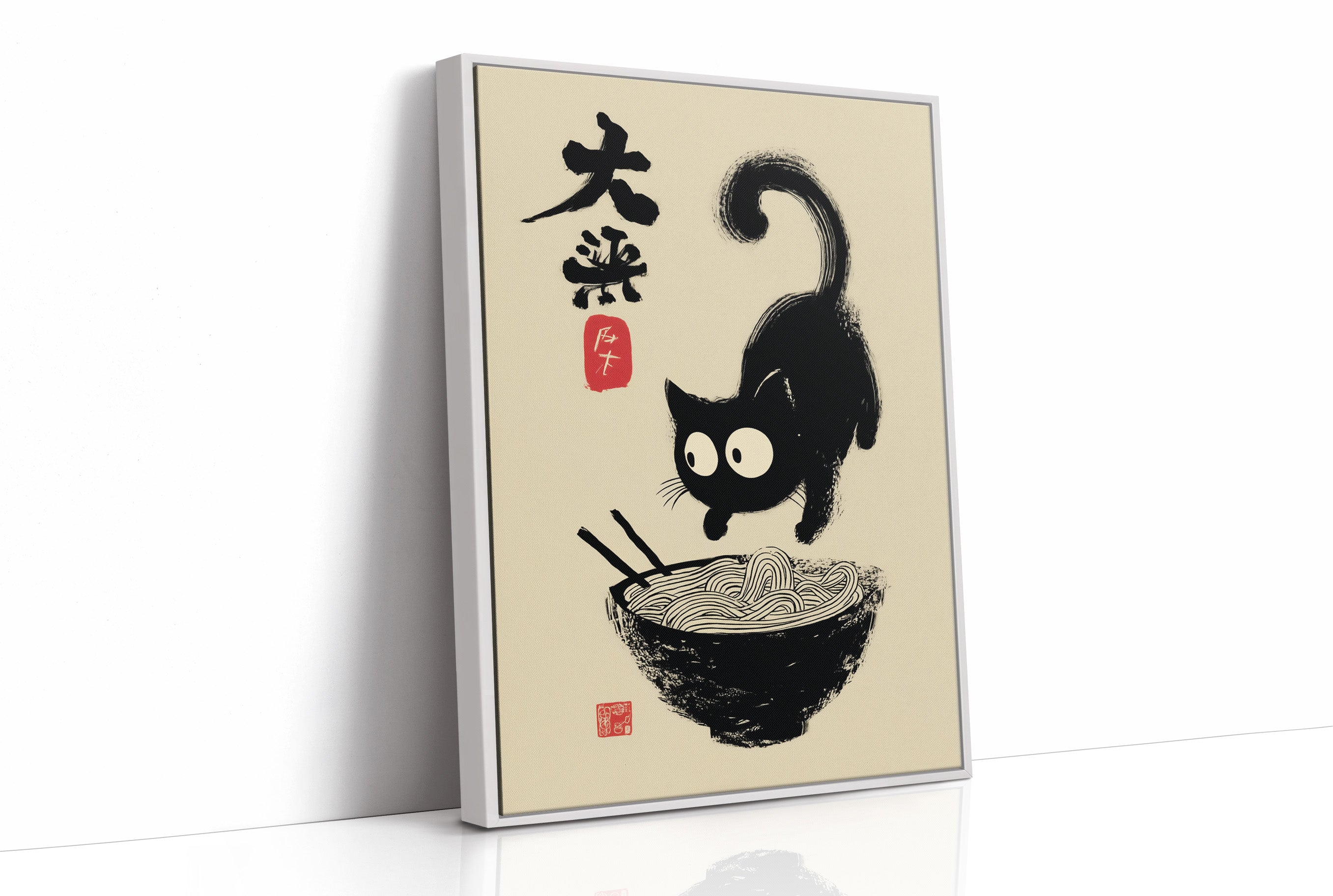 Curious Kitten Discovers Noodle Magic