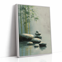 Bamboo Bends Near Silent Waters