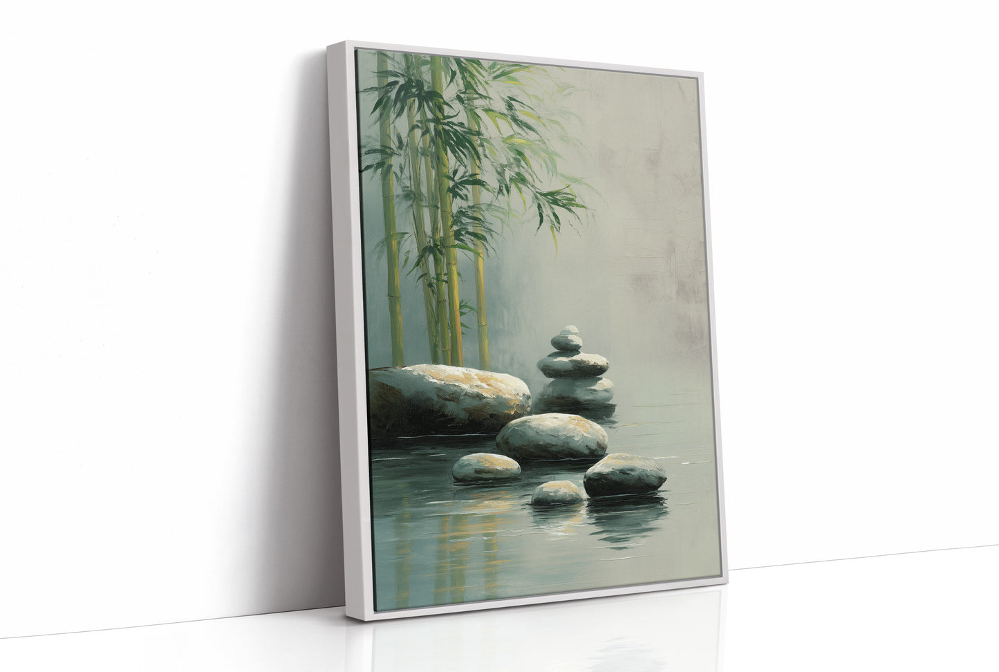 Bamboo Bends Near Silent Waters