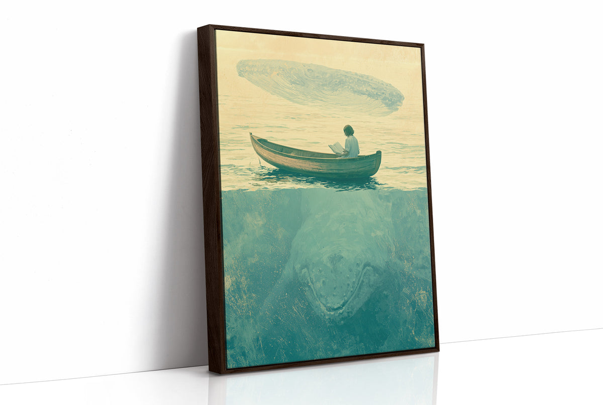 Two Whales, One Quiet Reader