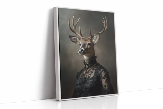Regal Stag in Elegant Attire