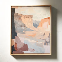 Canyon Light: Abstract Southwest Landscape