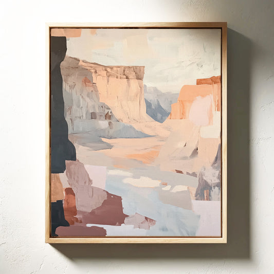 Canyon Light: Abstract Southwest Landscape