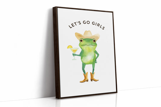 Lets Go Girls Cowgirl Frog