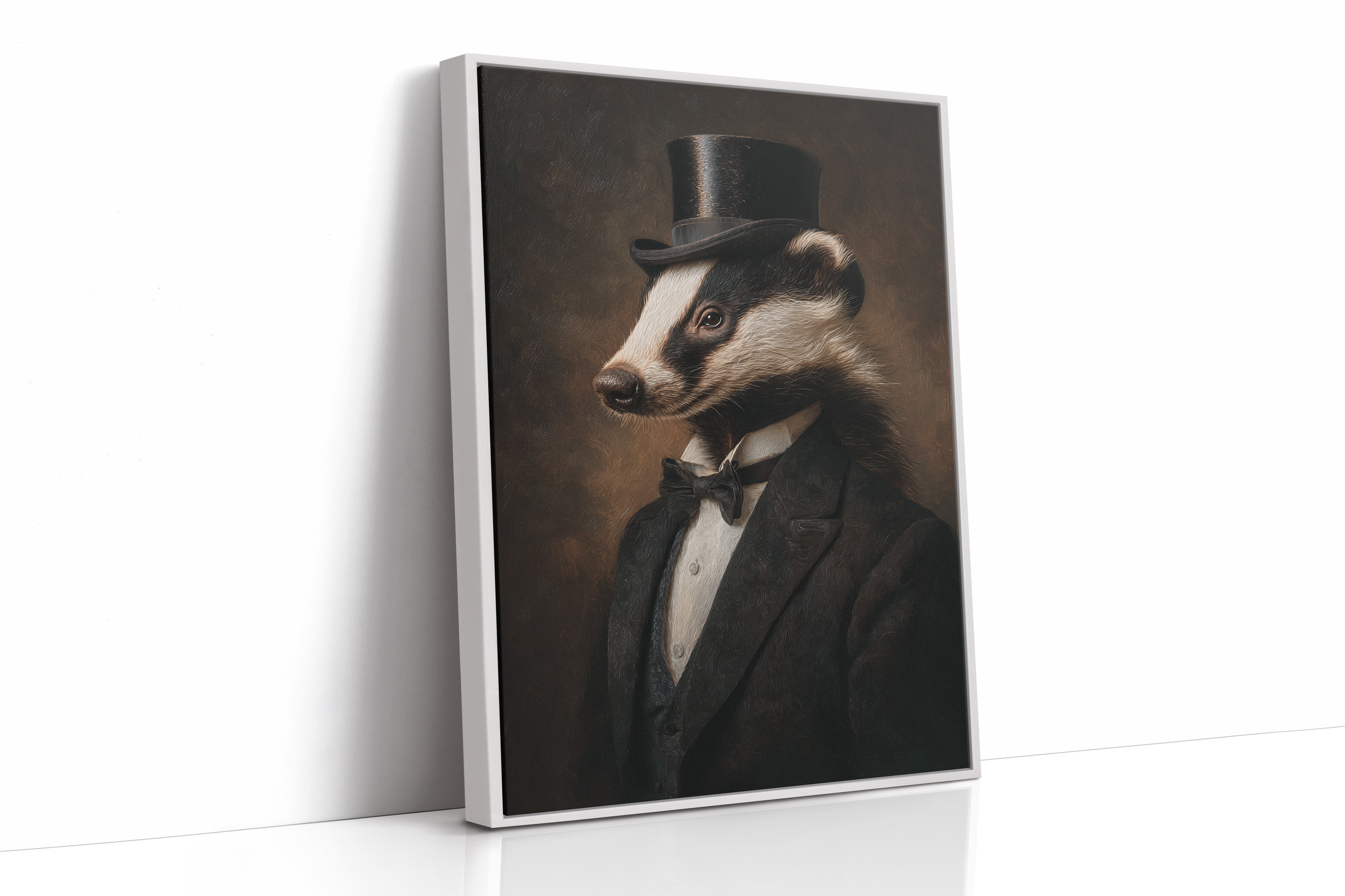 Dapper Badger in Formal Attire