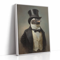 Dapper Penguin in Formal Attire