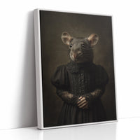 Elegant Rodent in Victorian Attire