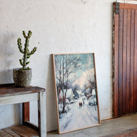 Footsteps Through Winter's Embrace