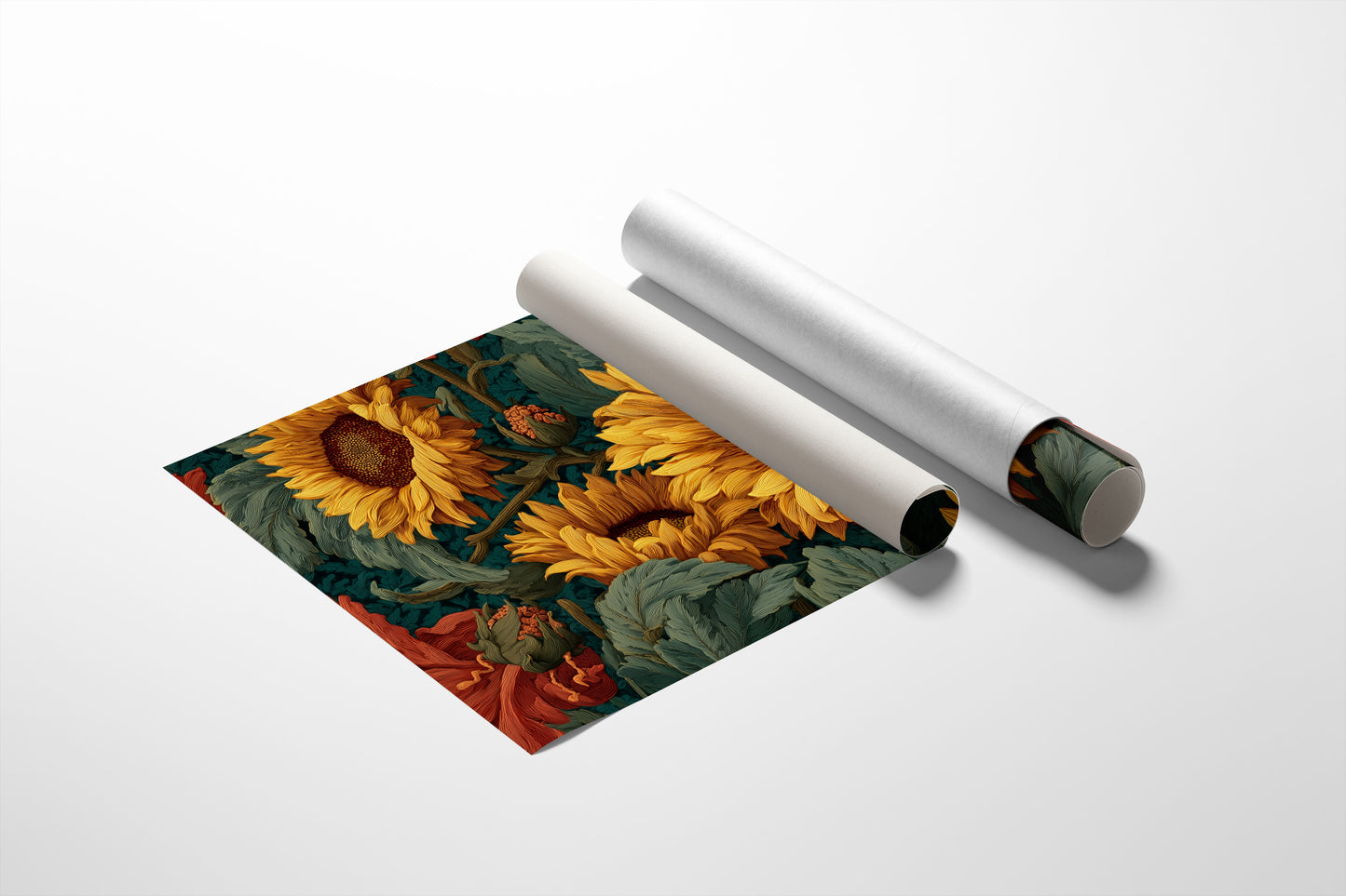 Sunflowers Among Literary Treasures