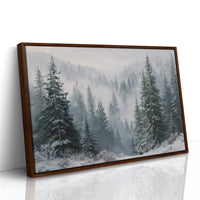 When the Fog Lifted over the Pines