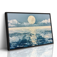 Full Moon in Watercolor