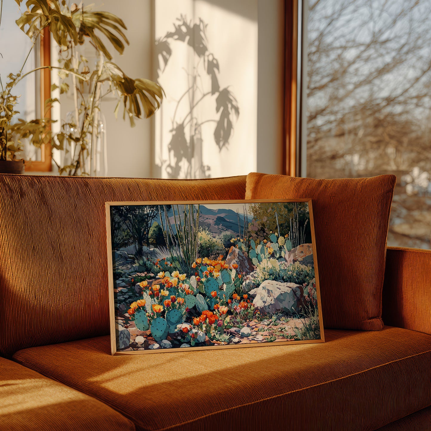 Prickly Pears Dance With Mountain Light