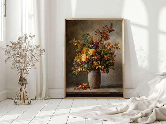 Autumn Roses Paint October's Symphony