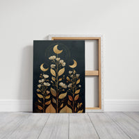 Celestial Flora Under Night Sky