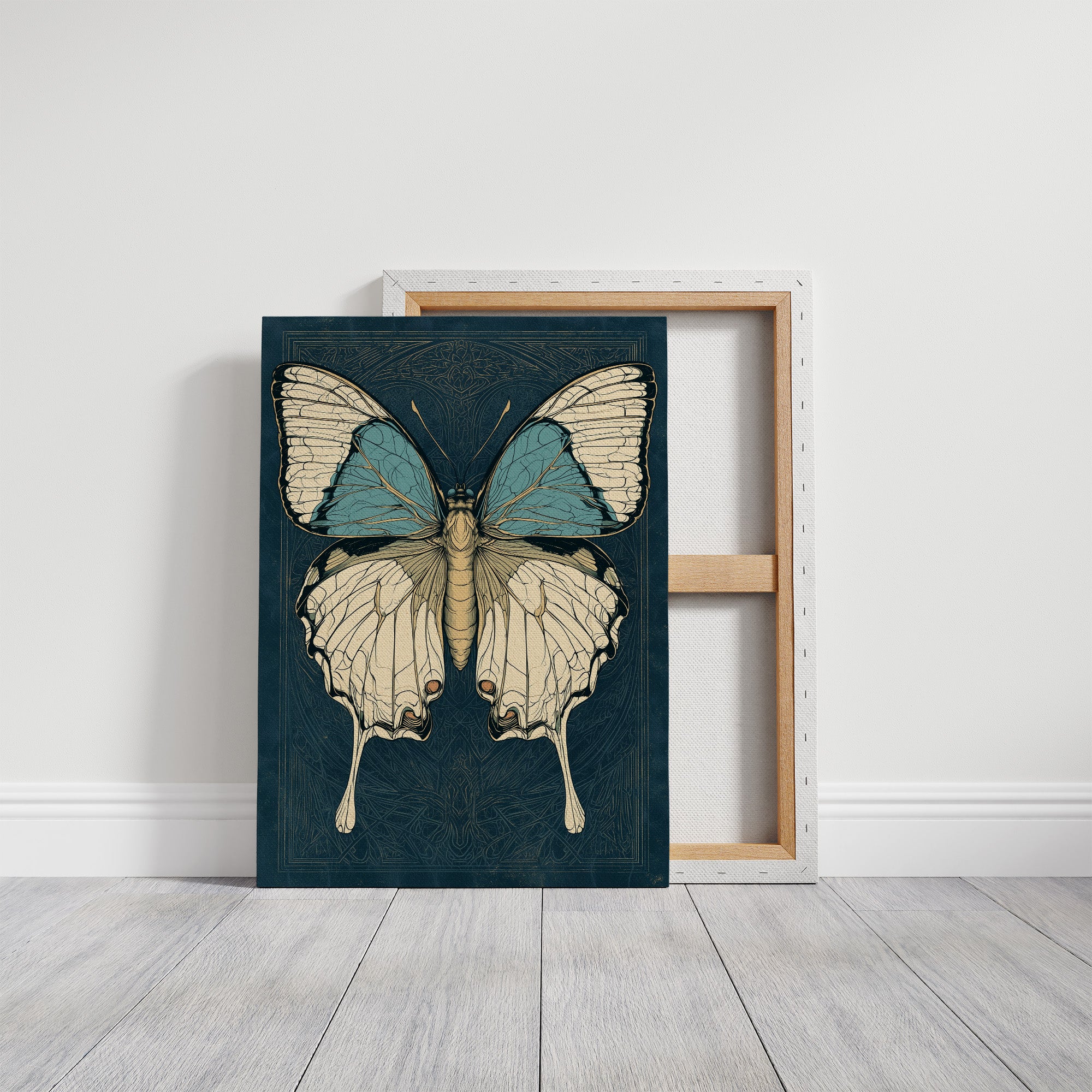 Swallowtail Symmetry: An Art Deco Butterfly Study