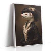 Dapper Ferret in Elegant Attire