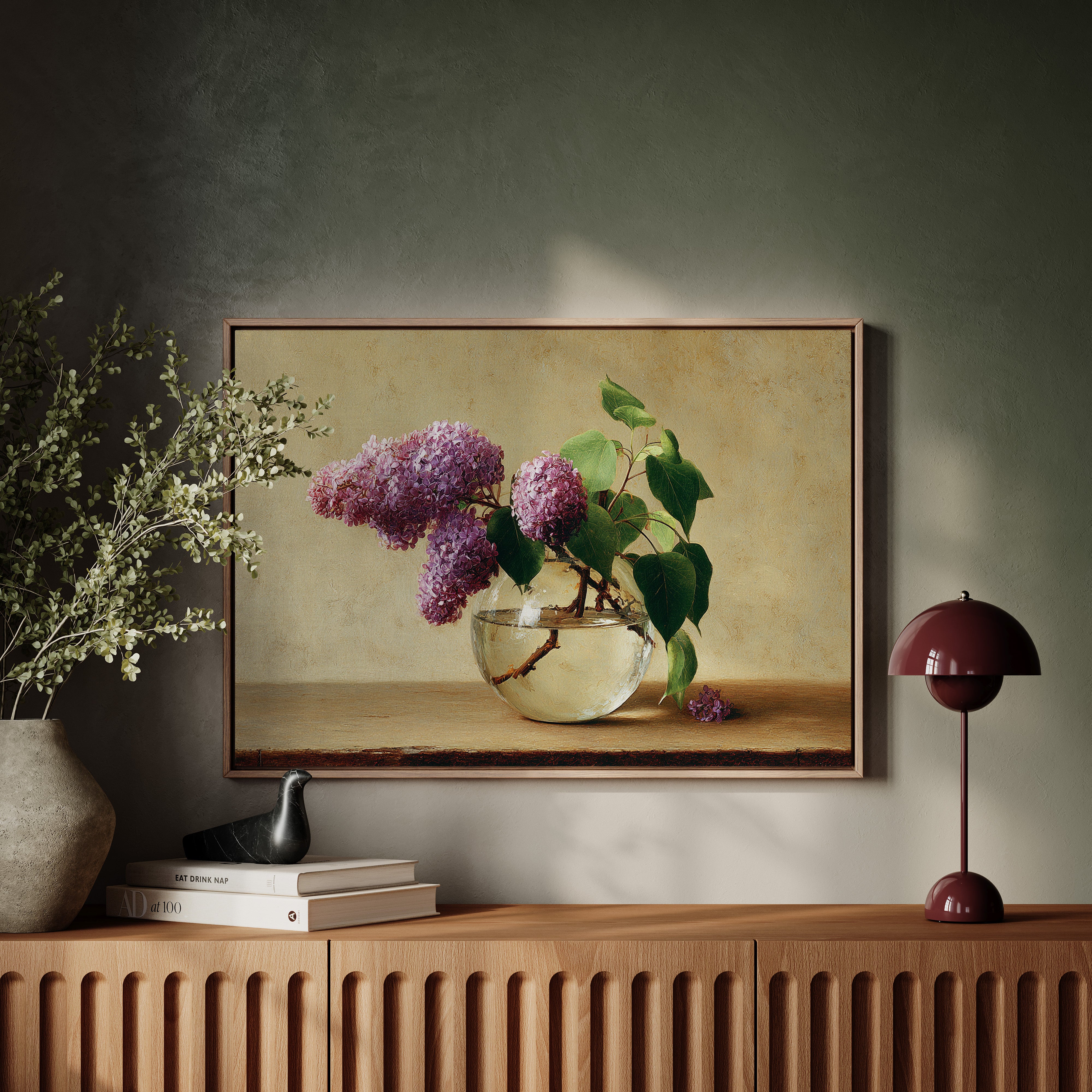 Lilacs Dance In Crystal Light