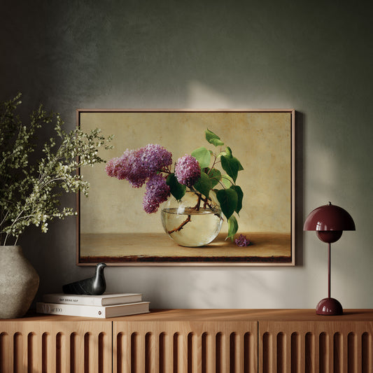 Lilacs Dance In Crystal Light