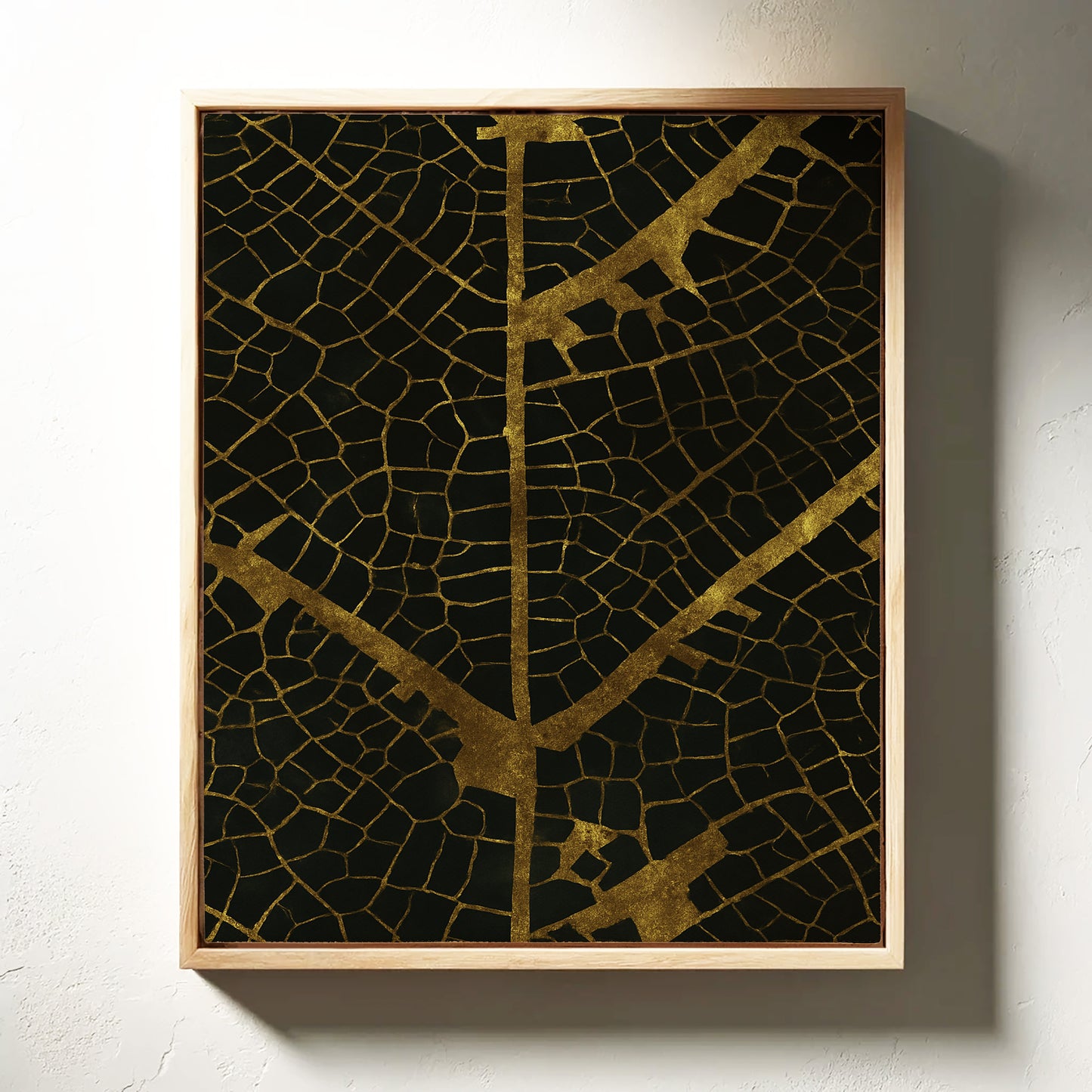 Gilded Leaf Veins