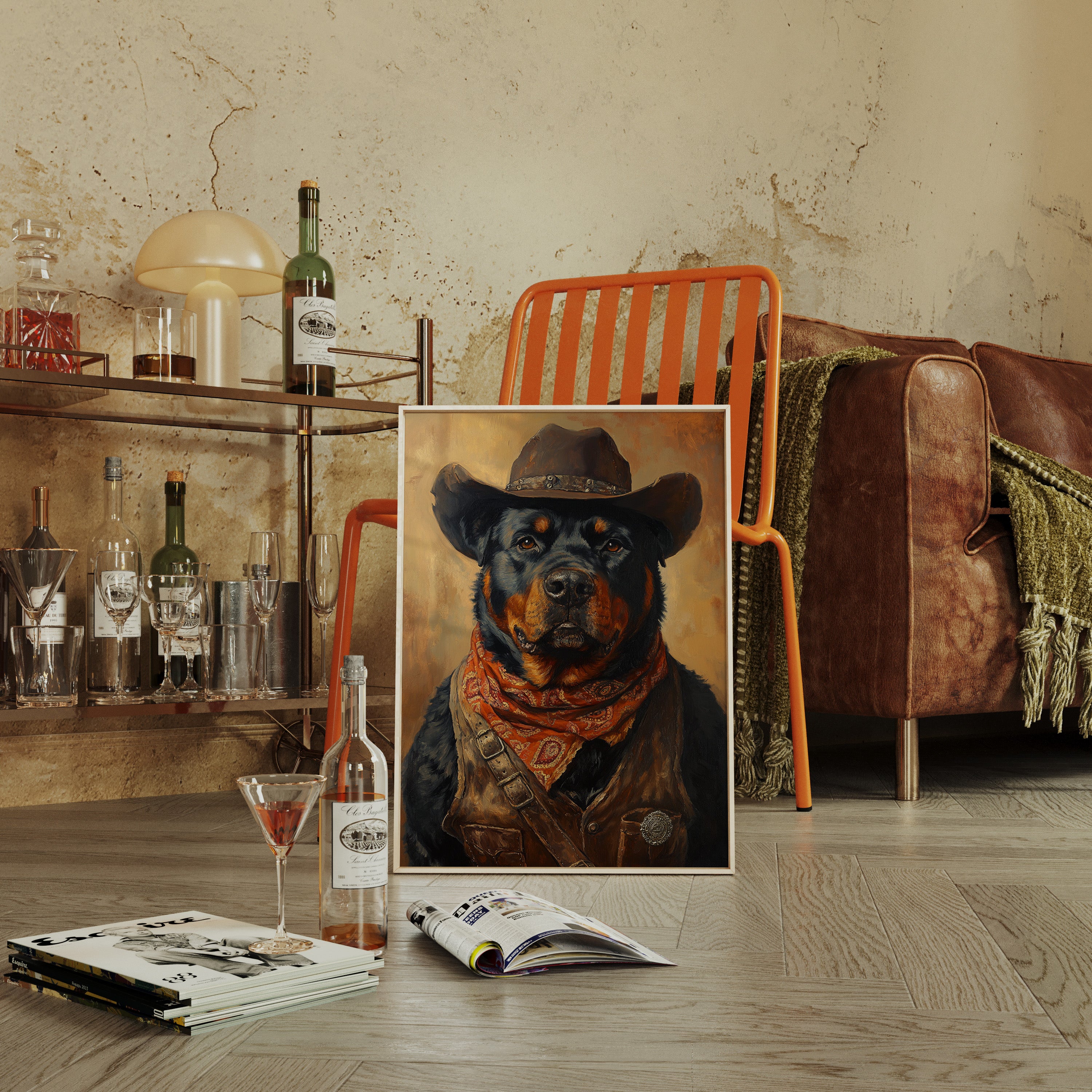 Rottweiler Ranger in the Wild West