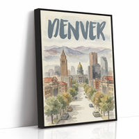 Denver in Watercolor
