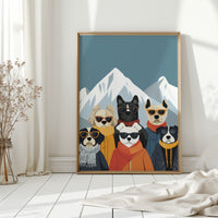 Mountain Dogs Rock Their Alps Ski