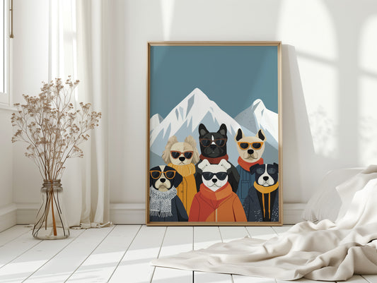 Mountain Dogs Rock Their Alps Ski