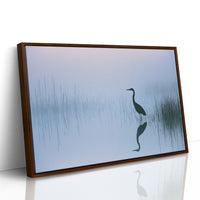 Stillness Before the Heron