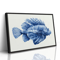 Lionfish in Indigo Ink