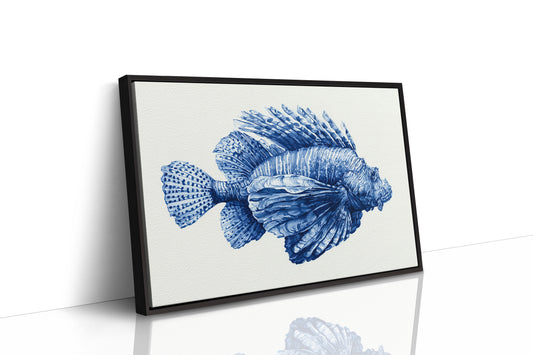Lionfish in Indigo Ink