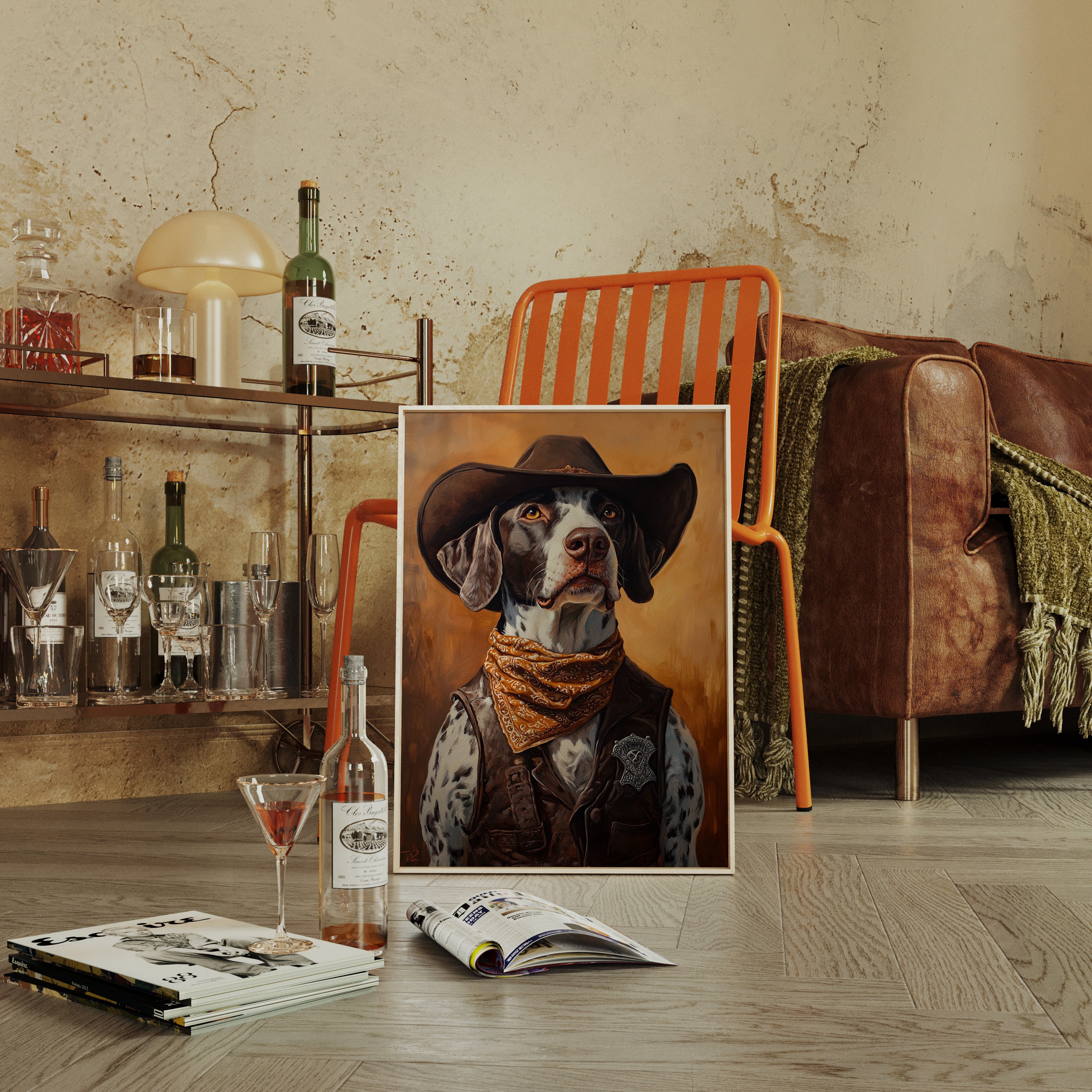 Spotted Deputy in Dusty Boots