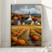 Pumpkins Rest Below Church Spires