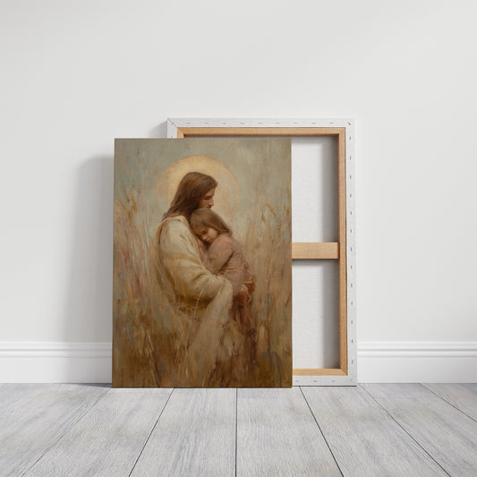 Comfort Held In Golden Light