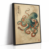 Emerald Tentacles Embrace Ancient Scrolls