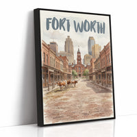 Fort Worth in Watercolor