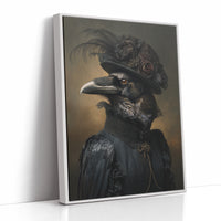 Elegantly Dressed Regal Raven