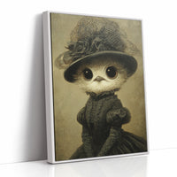 Regal Owl in Elegant Attire